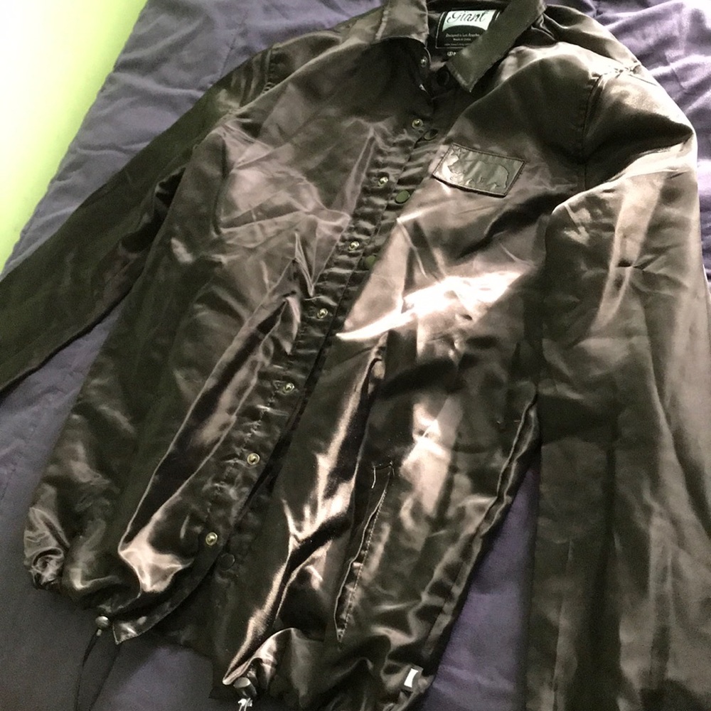 California All Black Windbreaker